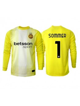 Inter Milan Yann Sommer #1 Målvakt Replika Borta Kläder 2025-26 Långärmad